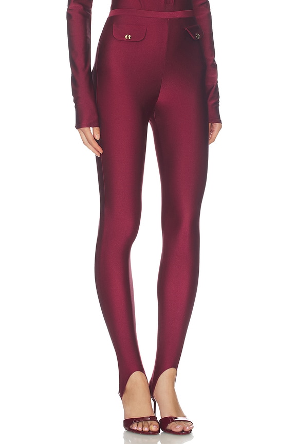 view 2 of 6 Rio Leggings in Red Wine