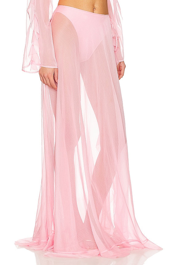 view 2 of 5 Or Maxi Skirt in Baby Pink