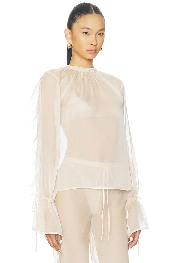 view 2 of 4 BLUSA JEANIE in Champagne