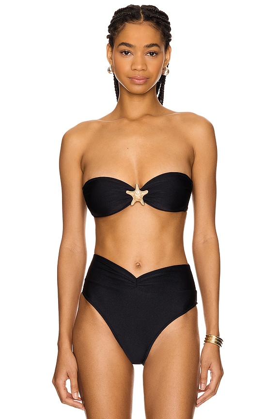 view 2 of 6 HAUT DE MAILLOT DE BAIN VIVI in Black
