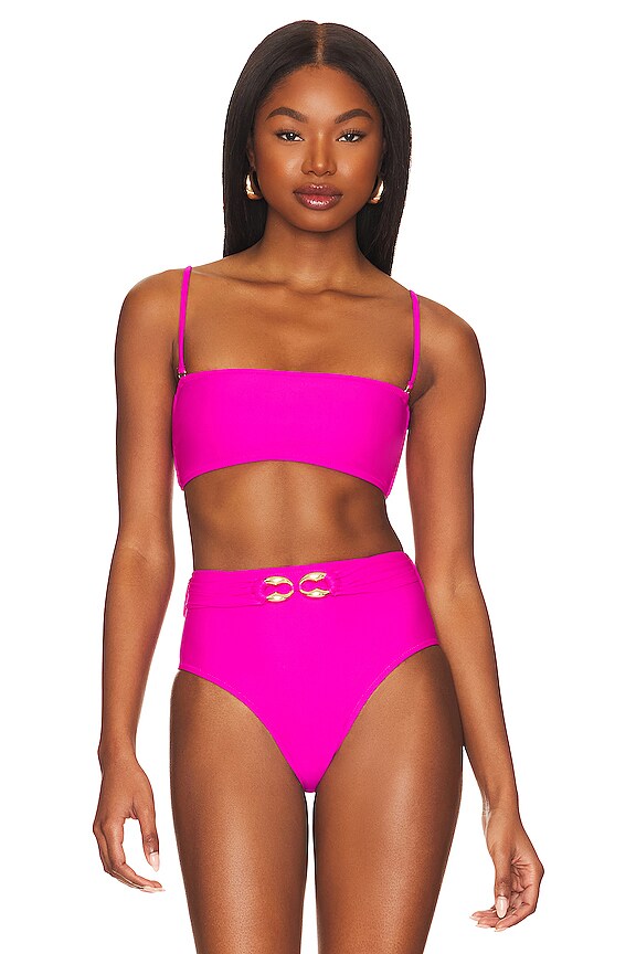 view 2 of 5 Sunny Bikini Top in Pink