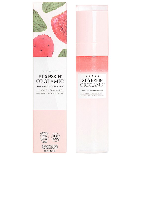 view 2 of 2 Orglamic Pink Cactus Serum Mist in 