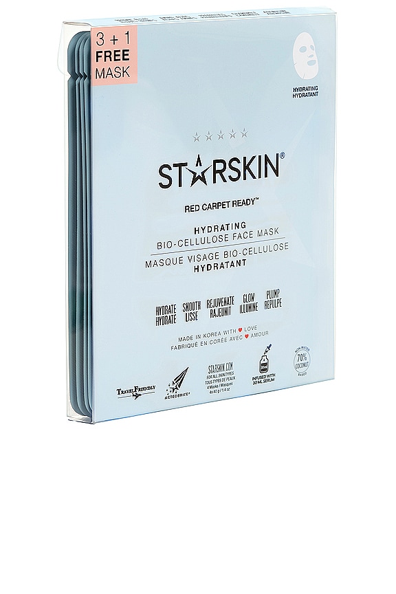 view 2 of 6 LOT DE MASQUES EN FEUILLES RED CARPET READY in 