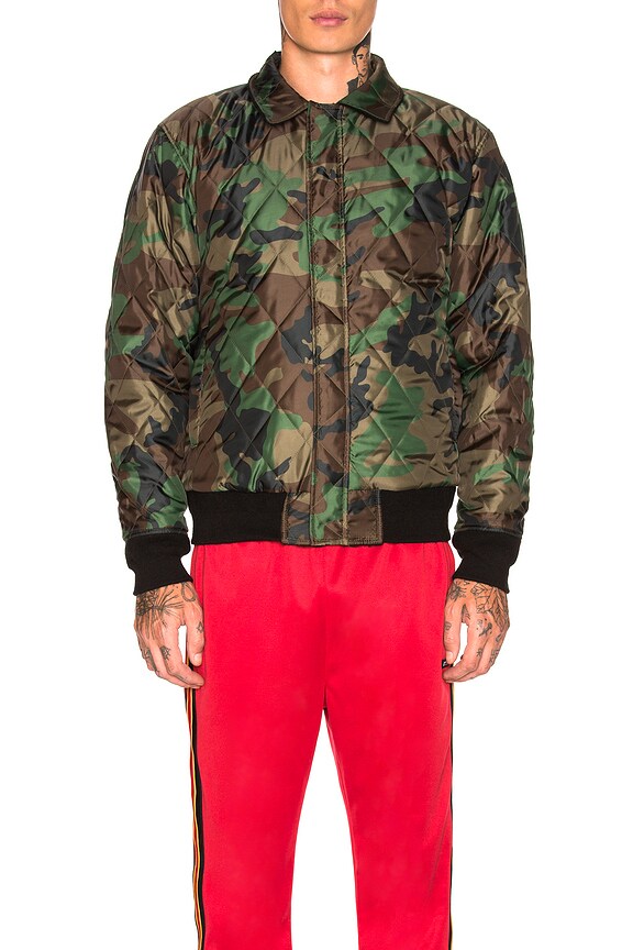 view 2 of 5 Boiled Wool Reversible Bomber in Black