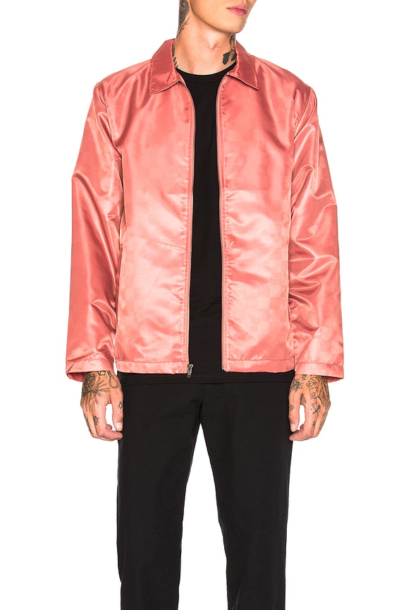 view 1 of 5 Tonal Check Jacket in Rose