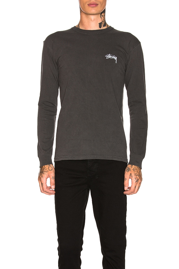 view 2 of 5 Mash Long Sleeve Tee in Black & Yellow