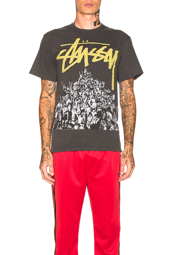 view 1 of 4 Beach Mob Tee in Black & Yellow