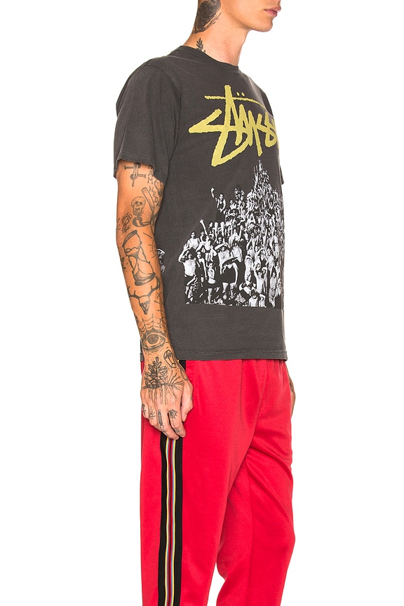 view 2 of 4 Beach Mob Tee in Black & Yellow