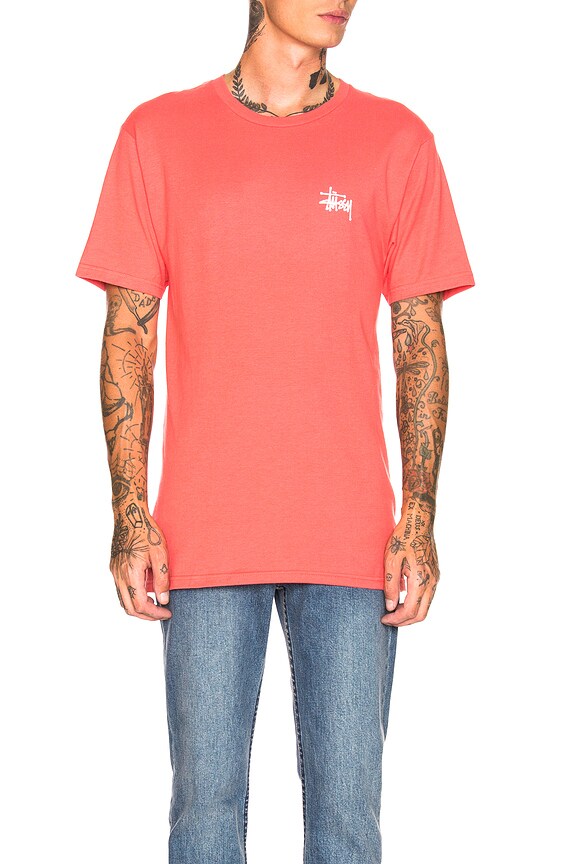 view 2 of 5 Basic Stussy Tee in Rose