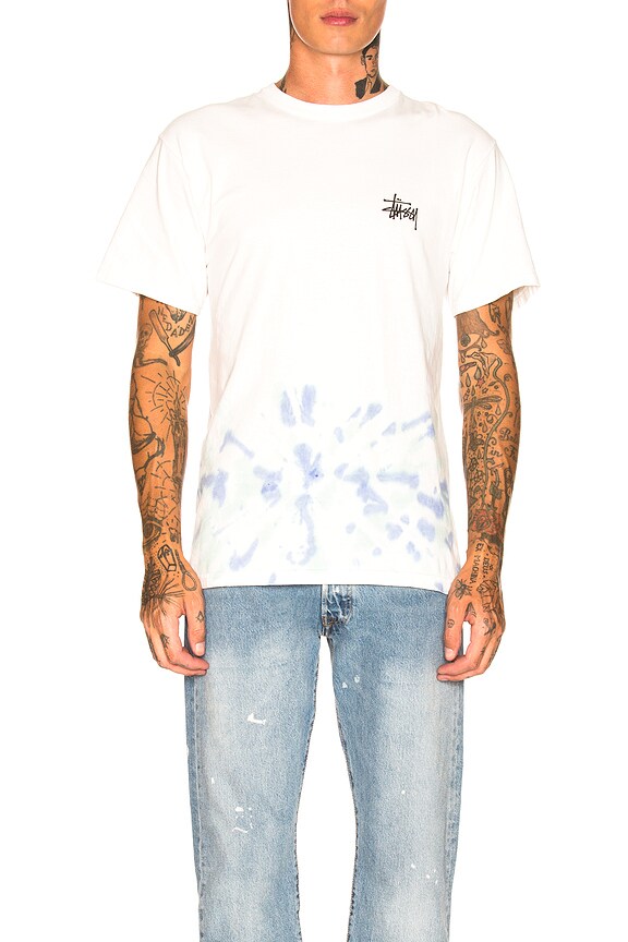 view 2 of 5 CAMISETA TIE DYE in Natural & Blue