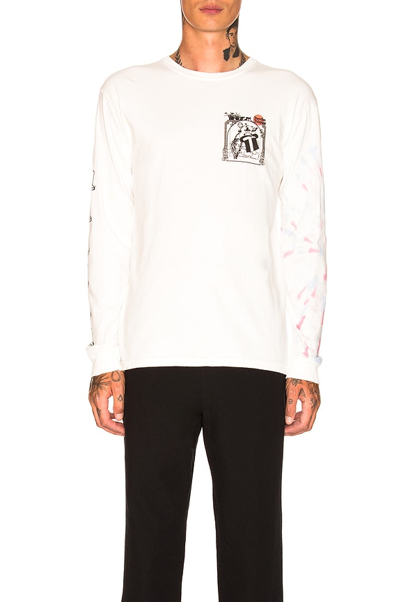 view 2 of 6 Harvest Rain Tee in Natural & Red