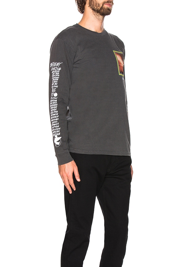 view 2 of 5 Inferno Long Sleeve Tee in Black