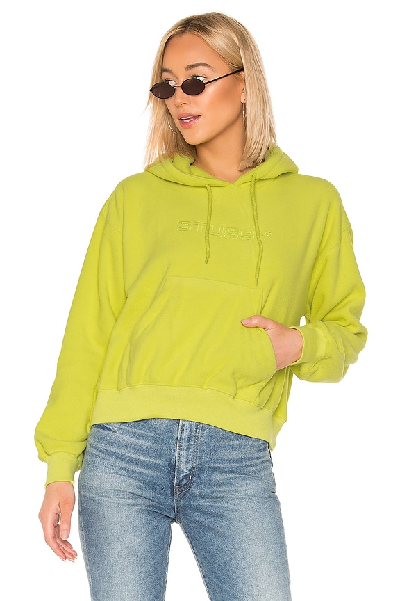 view 1 of 5 Bristol Polar Fleece Hoodie in Lemon