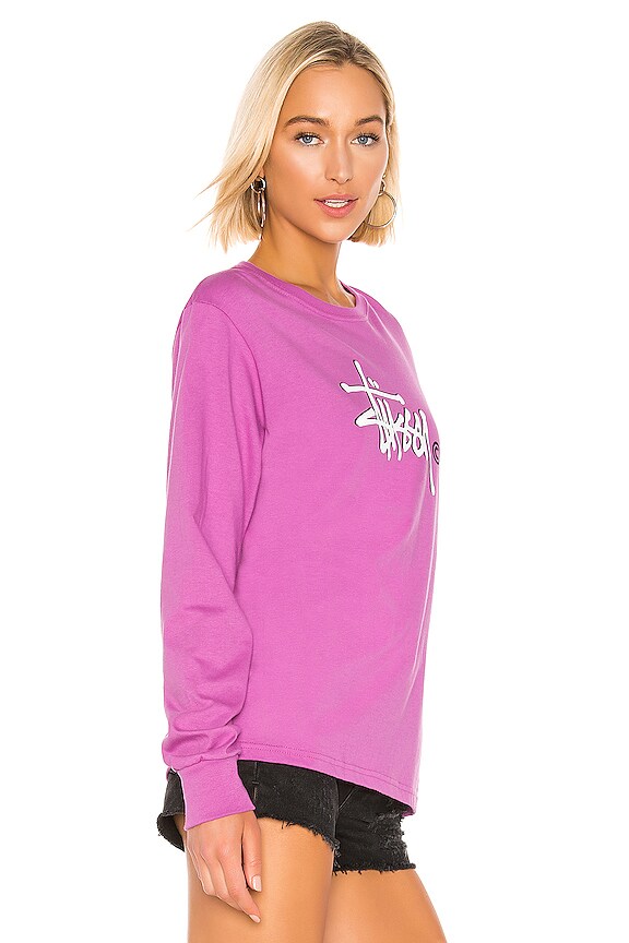 view 2 of 4 Basic Logo Tee in Berry