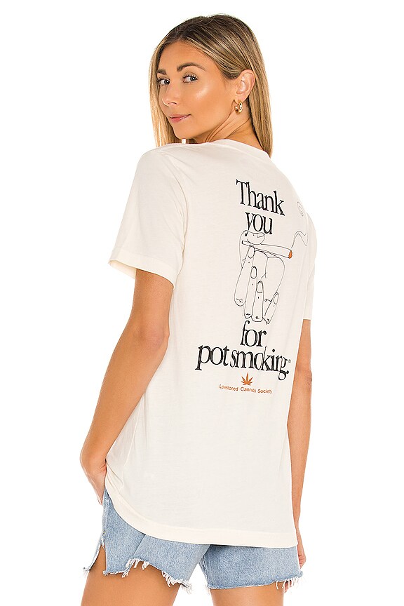 view 1 of 5 T-SHIRT ONLY STONERS in Cream