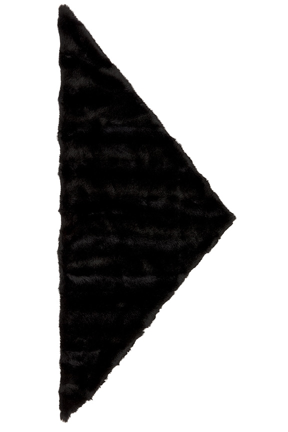 view 2 of 3 Cassi Faux Fur Scarf in Black