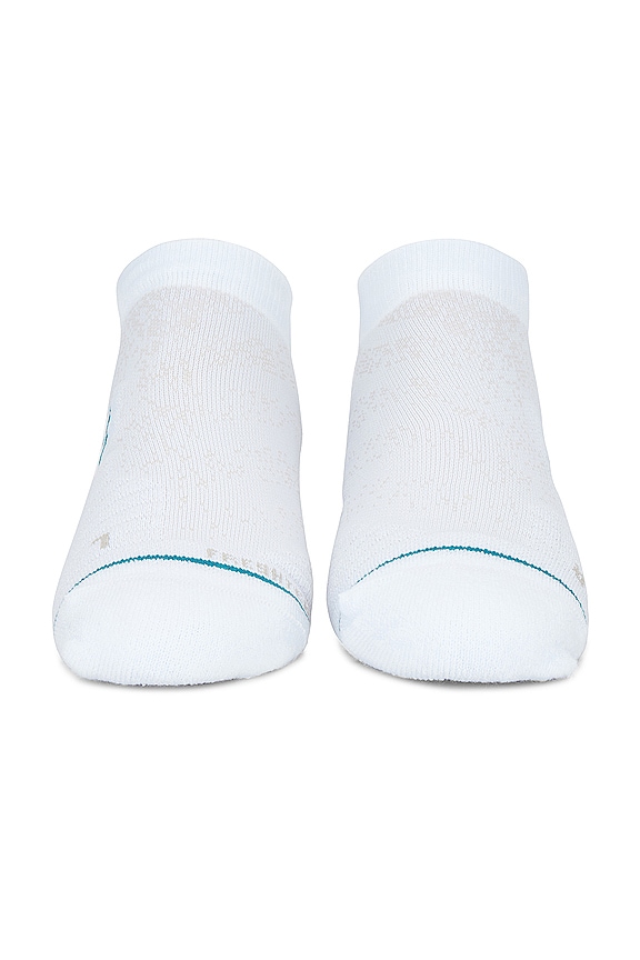 view 2 of 5 Athletic Tab Sock in White
