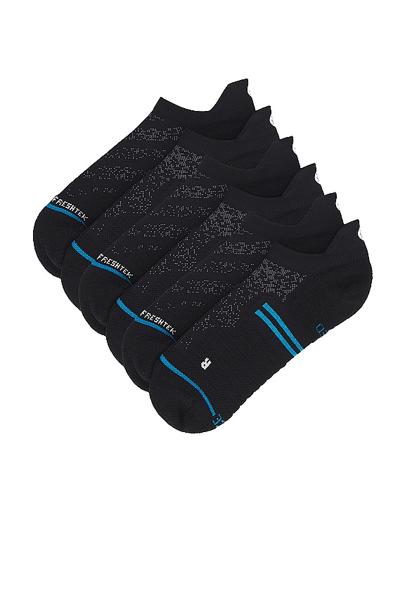 view 2 of 4 Athletic Tab 3 Pack Socks in Black