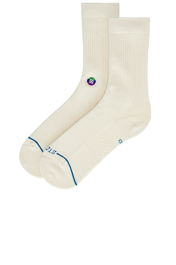 view 2 of 4 Love Crew Socks in White