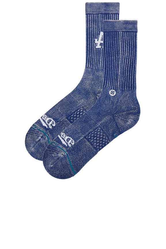view 2 of 4 Fade LA Socks in Blue
