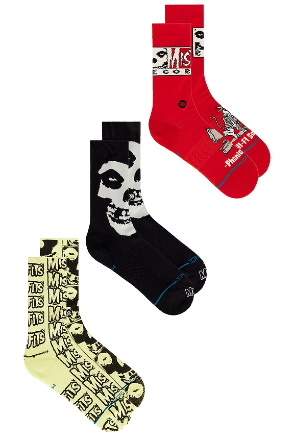 view 2 of 6 Misfits Socks Box Set in Black