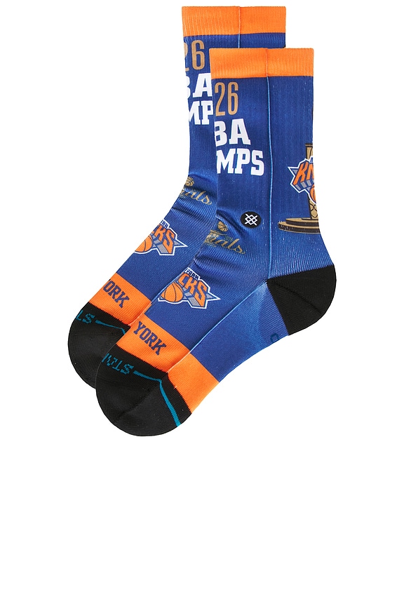 view 2 of 4 CHAUSSETTES KNICKS 26 CHAMPS in Blue