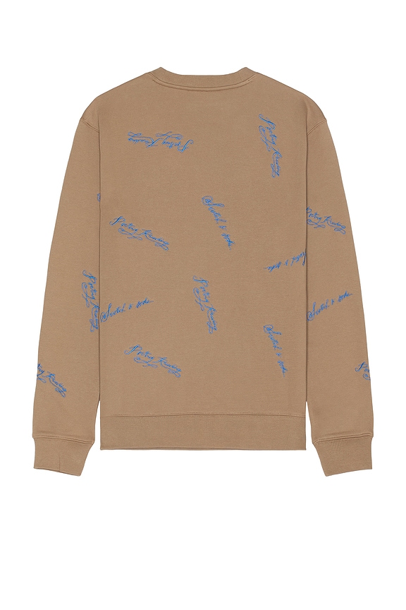 view 2 of 4 Embroidered Sweatshirt in Poetry Reading