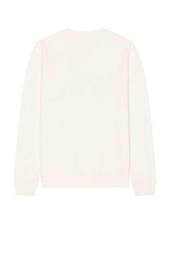 view 2 of 4 Embroidered Tennis Racquet Relaxed Sweatshirt in Swan