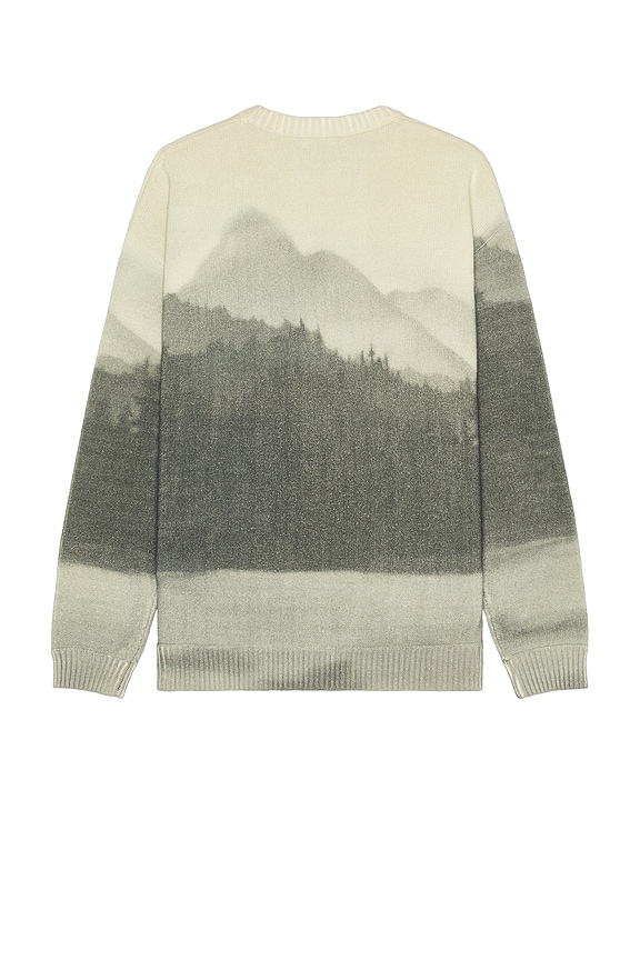 view 2 of 3 Printed Dropped Shoulder Sweater in Blur Lakehouse