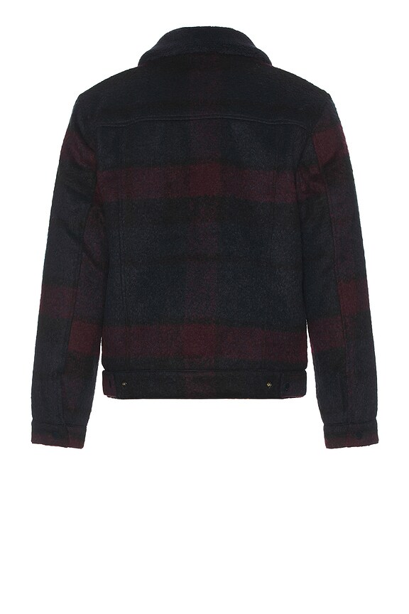 view 2 of 3 CHAQUETA in Bordeaux & Night