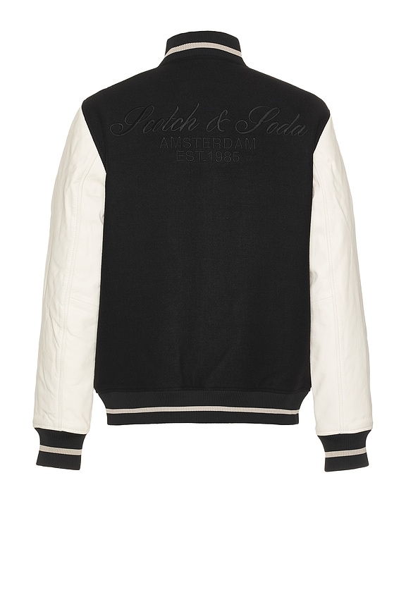 view 2 of 5 Sartorial City Varsity Jacket in Black
