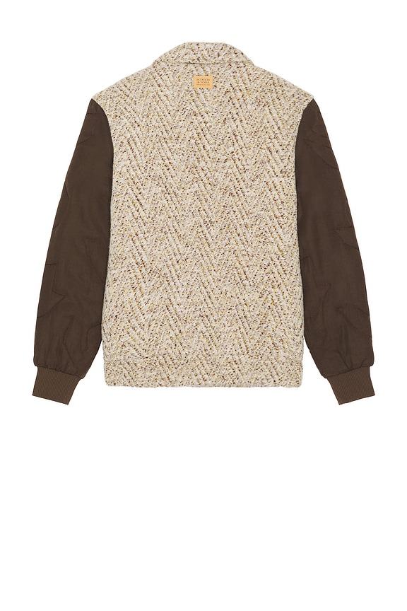 view 2 of 5 Varsity Sports Jacket in Taupe Melange