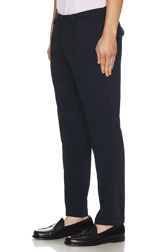 view 4 of 5 Blake Pleated Chino Pant in Night