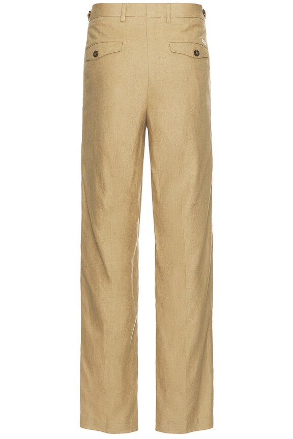 view 2 of 4 Straight Fit Pleated Pant in Seastone