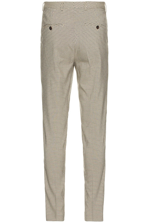 view 2 of 5 Irving Classic Chino Pant in Antra Off White Mini Check