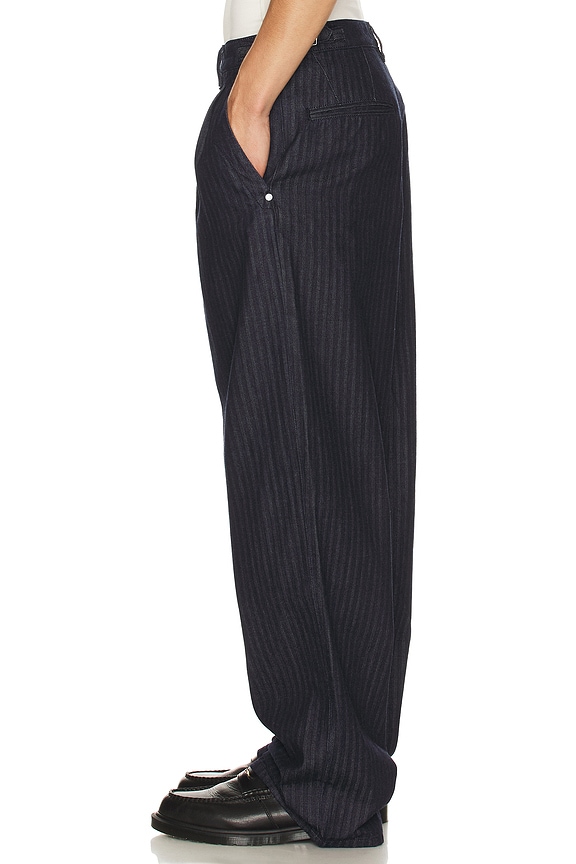 view 2 of 6 Seasonal Loose Fit Denim Chino in Navy