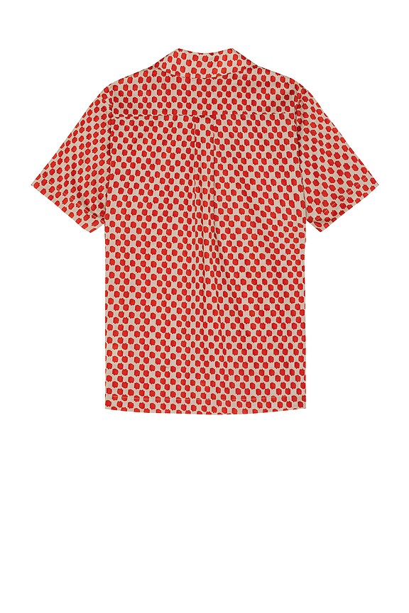 view 2 of 4 Printed Short Sleeve Shirt in Poka Red Boat in Polka Red Boat
