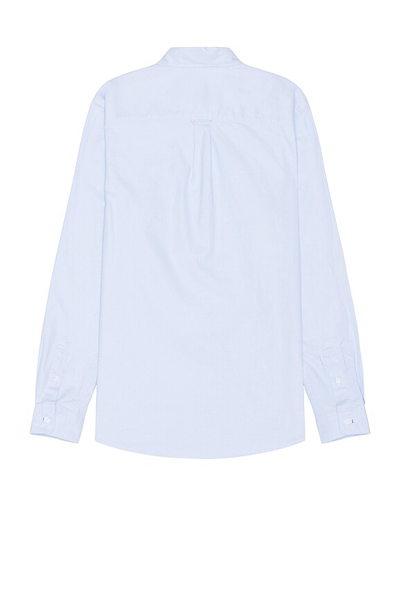 view 2 of 4 Organic Oxford Long Sleeve Shirt in Blue