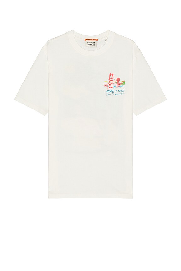 view 2 of 3 San Francisco Landscape Tee in Swan