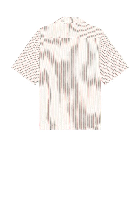 view 2 of 4 Relaxed Seersucker Stripe Shirt in Multi Stripe