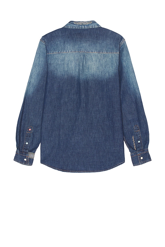 view 2 of 4 Workwear Denim Shirt in Washed Indigo