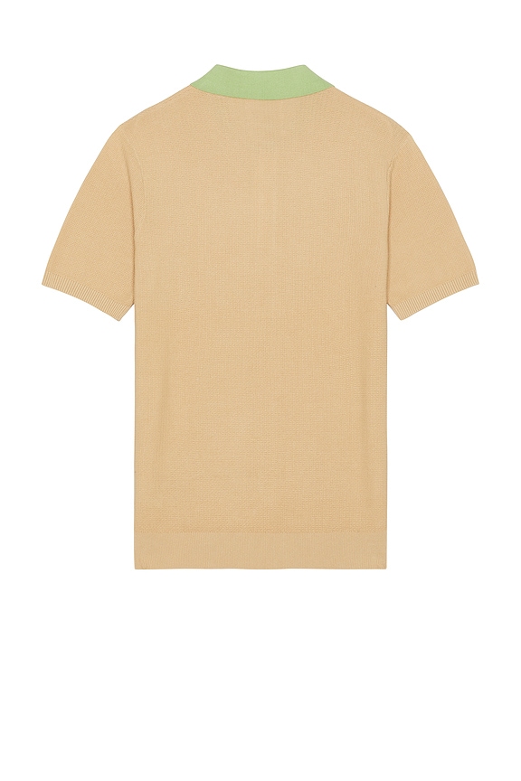 view 2 of 4 Structured Polo in Soft Camel