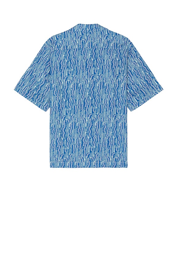 view 2 of 5 All Over Print Short Sleeve Shirt in Vuur Island Stripe