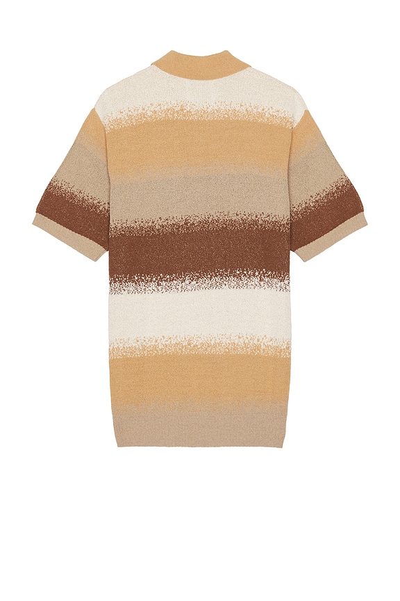 view 2 of 4 Knitted Degrade Polo in Plaza Taupe