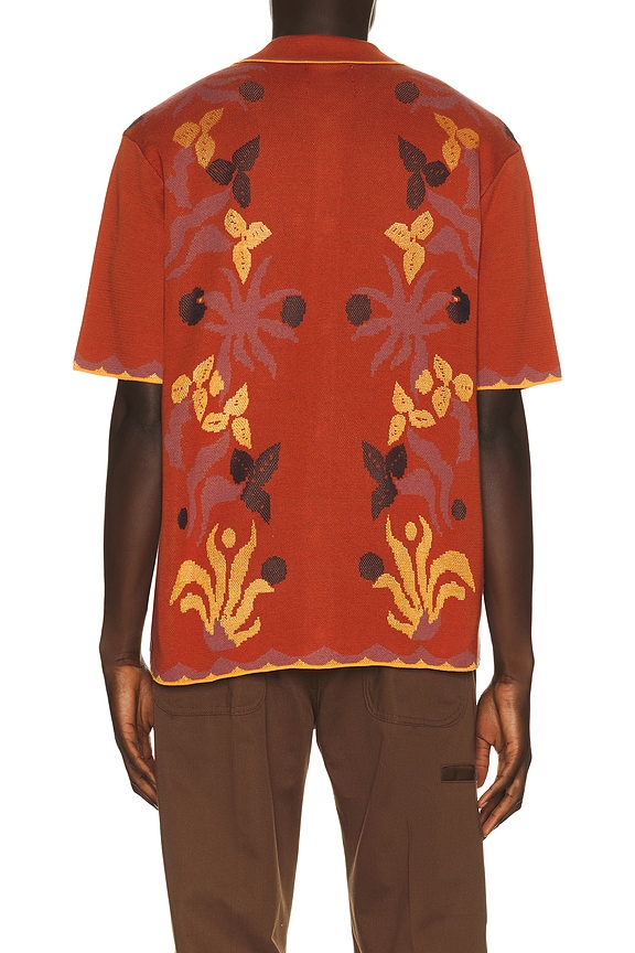 view 2 of 4 T-SHIRT MANCHES COURTES KNITTED JACQUARD in Desert Hawaiian Bossa Nova