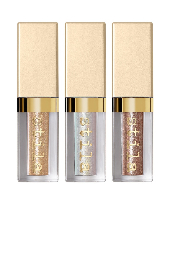 view 1 of 2 Glitter & Glow Liquid Eye Shadow Set in 3D Dazzle