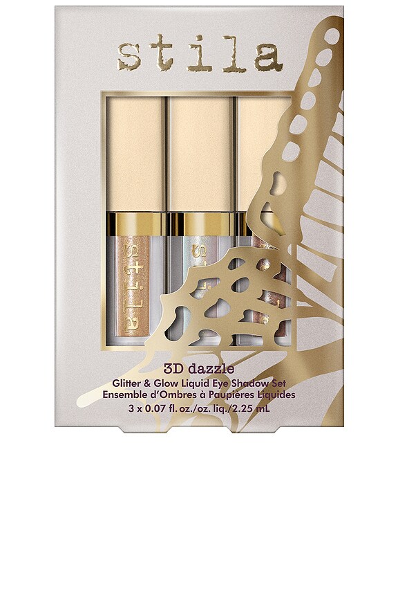 view 2 of 2 Glitter & Glow Liquid Eye Shadow Set in 3D Dazzle