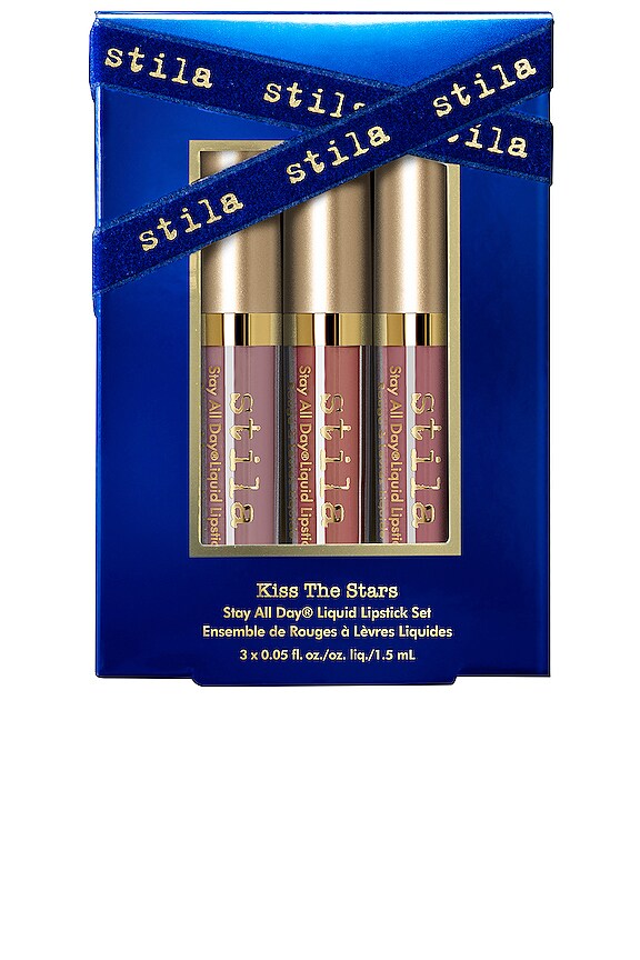 view 2 of 3 Kiss The Stars Stay All Day Liquid Lipstick Set in Serenata, Perla & Baci