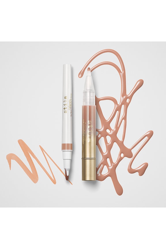 view 2 of 3 LOT POUR LÈVRES SHINE & DEFINE NUDE LIP DUO in Nude