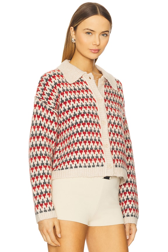 view 2 of 4 Atla Cardigan in Crimson Combo